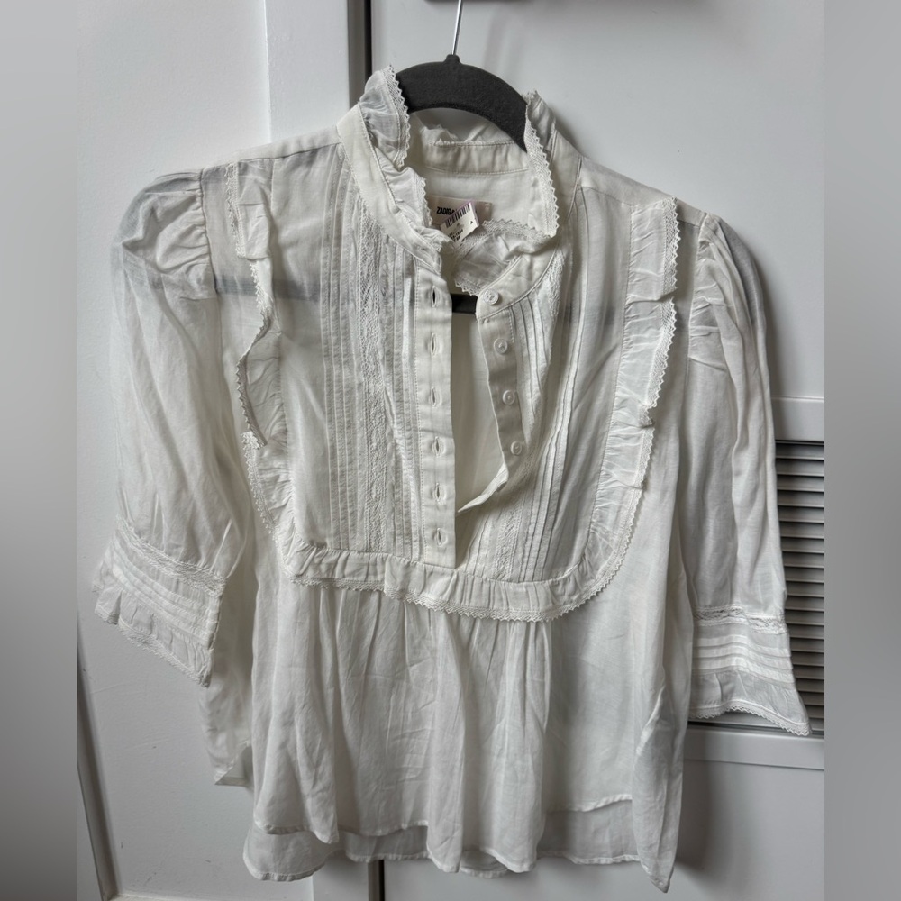 Zadig & Voltaire White Blouse - Like New